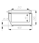 Чертеж A40 SM 1,2 with cover (3 GN1/3+1 GN1/2)